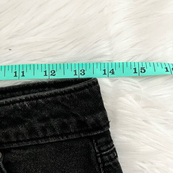 Wild Fable Black Denim Mini Skirt Size 8 - Picture 7 of 8